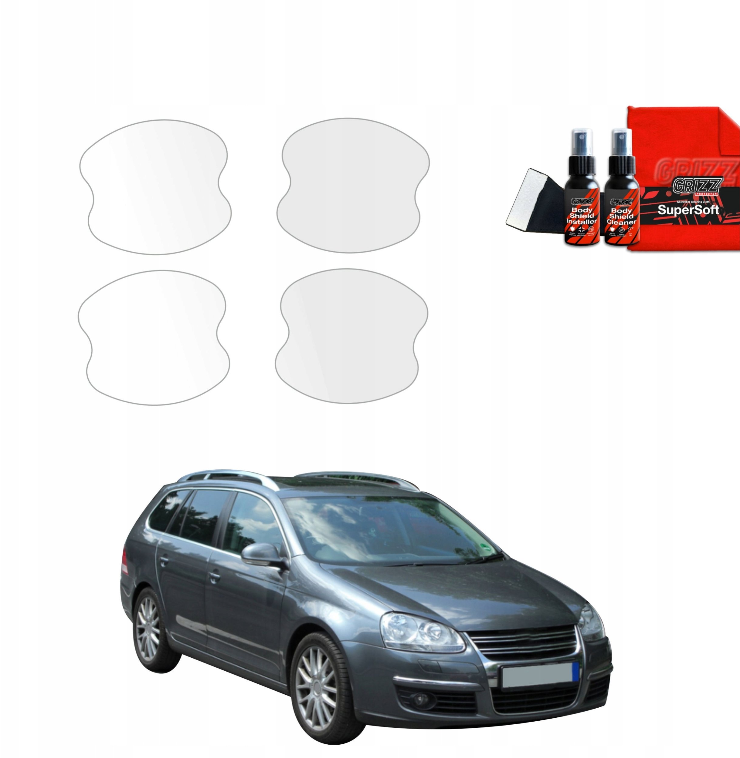 GrizzGlass   pod klamki BodyShield do Volkswagen